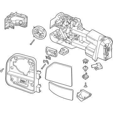 2023 Ford F-250 Super Duty Car Mirror - PC3Z-17682-BA