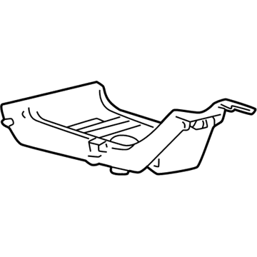 2004 Mercury Mountaineer Center Console Base - 1L2Z-78045A76-BAB