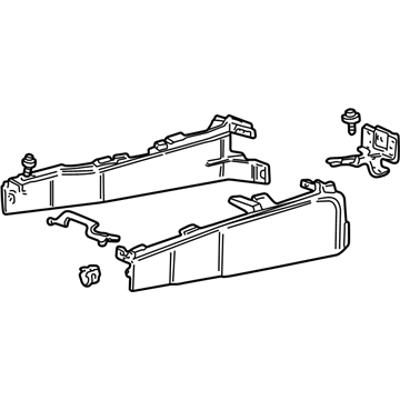 Ford XW4Z-54045A36-BAB Console Assembly