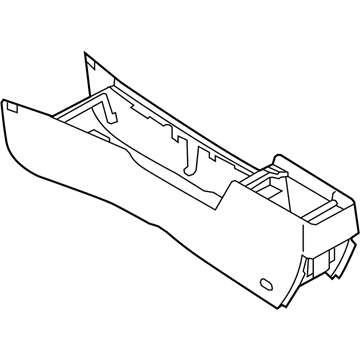 2007 Mercury Milan Center Console Base - 7E5Z-54045A36-DF