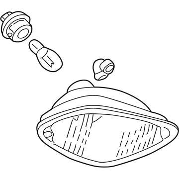 2005 Ford Focus Side Marker Light - 3S4Z-15A201-AA