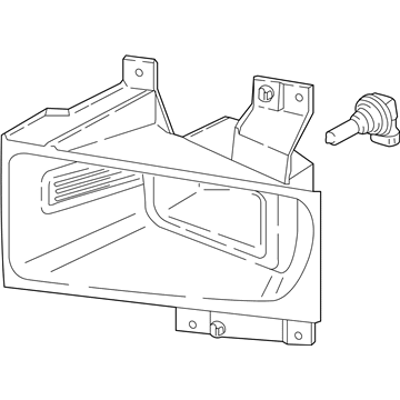 Ford HC3Z-15200-A Lamp Assembly - Fog - Front