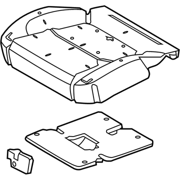 Ford FB5Z-78632A23-L Front Seat Heating Pad Assembly