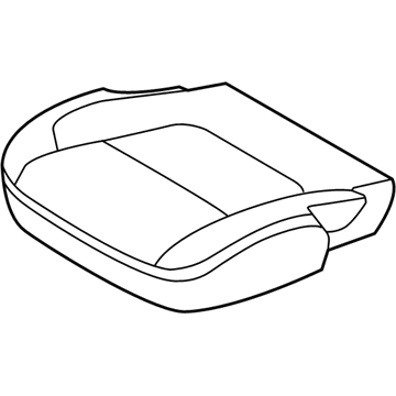 Ford JB5Z-7862901-CA Cover Assembly - Seat Cushion