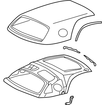 Ford 5W6Z-7650026-APTM Shell Panel - Roof