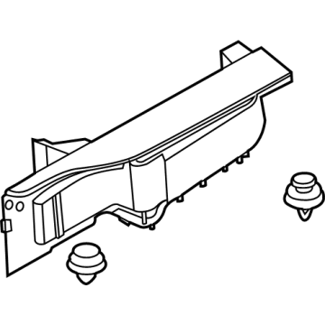 Ford LC5Z-78310A67-AD COMPARTMENT - GLOVE - DRIVER'S