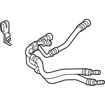 2019 Ford Police Interceptor Sedan Oil Cooler Hose - DG1Z-7R081-G