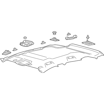 Ford EJ7Z-7851916-HC Headlining - Roof