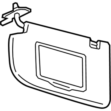 Ford KJ7Z-7804105-AB Sun Visor Assembly