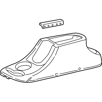 Mercury Sable Center Console Base - YF1Z5404567AAD