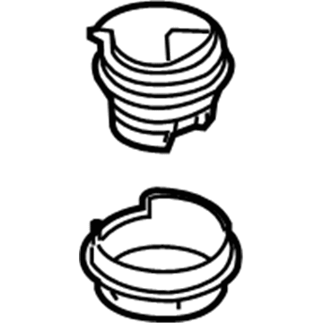 Ford 5L8Z-7804810-CA Ash Receptacle And Housing Assembly