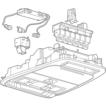 Ford PC3Z-60519A70-ED CONSOLE ASY - OVERHEAD