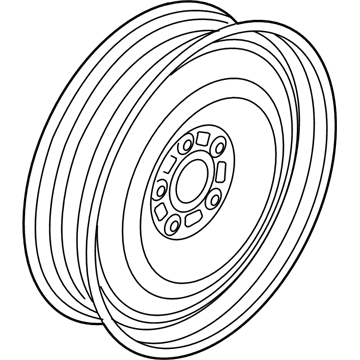 2020 Ford SSV Plug-In Hybrid Spare Wheel - HS7Z-1007-E