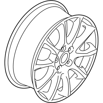 2020 Ford SSV Plug-In Hybrid Spare Wheel - DS7Z-1007-P