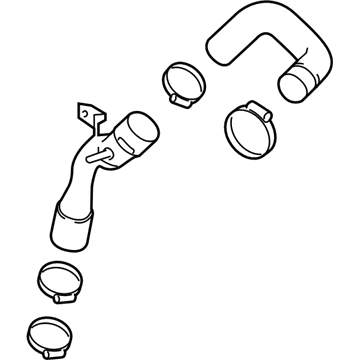 Ford F2GZ-6F073-A Tube - Outlet