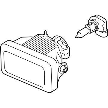 Ford FL3Z-15201-C Lamp Assembly - Fog - Front