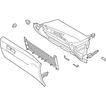 2020 Ford SSV Plug-In Hybrid Glove Box - GS7Z-5406010-BE