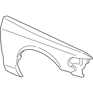 2001 Ford Crown Victoria Fender - F8AZ-16005-AA