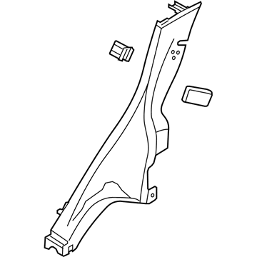 Ford BE8Z-5431012-AA Trim - Wheelhouse