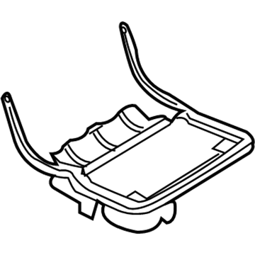 Ford 7T4Z-7863160-B Frame And Spring - Rear Seat Cushion