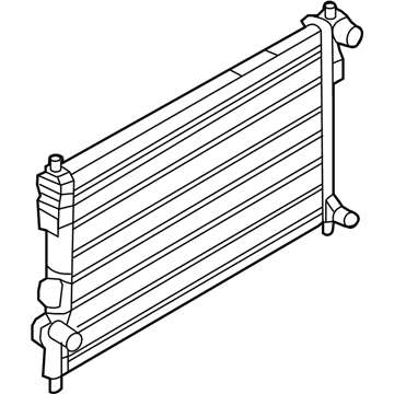 Ford FB5Z-8005-A Radiator Assembly