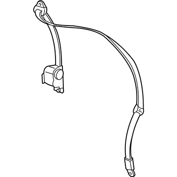 2004 Mercury Monterey Seat Belt - 4F2Z-17611B68-CAB