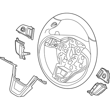 Ford LJ7Z-3600-DE WHEEL Assembly - STEERING