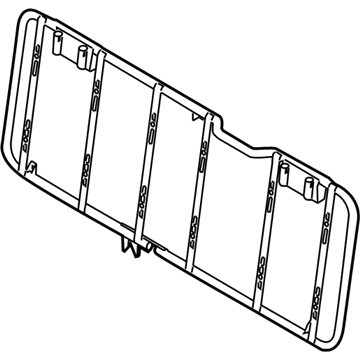 Ford AL3Z-18613A38-A Frame - Rear Seat Back Retaining