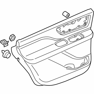 Ford LC5Z-7827406-EA PANEL - DOOR TRIM - LOWER