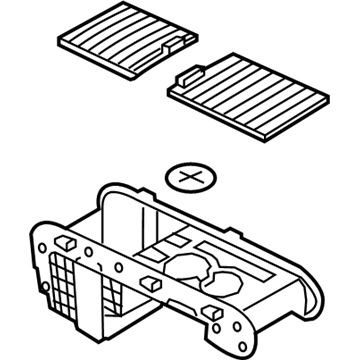 Ford AE9Z-7406010-AA Compartment Assembly - Rear Stowage