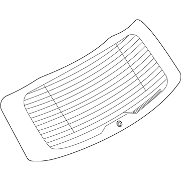 Ford LJ6Z-7842006-B Back Window Glass