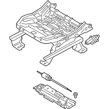 Ford LJ6Z-9961711-C TRACK ASY - SEAT