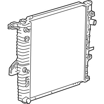 1992 Ford Ranger Radiator - FOTZ-8005-EA