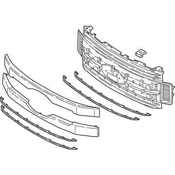 2017 Ford F-550 Super Duty Grille - HC3Z-8200-DA