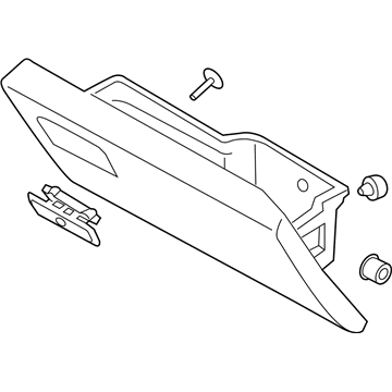 2020 Ford F-350 Super Duty Glove Box - HC3Z-25060T10-BG