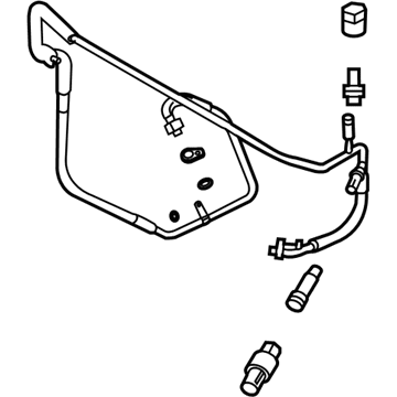 2008 Ford Explorer Sport Trac A/C Hose - 7L2Z-19972-A