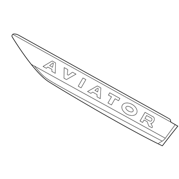 Ford LC5Z-16720-DA NAME PLATE