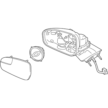 2020 Ford SSV Plug-In Hybrid Car Mirror - KS7Z-17683-BB