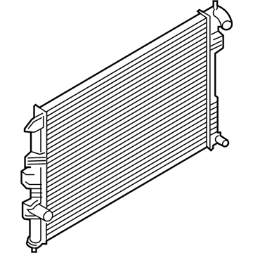 2022 Ford Police Interceptor Utility Radiator - L1MZ-8005-K