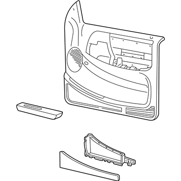 Ford XL5Z-1023943-AAD Panel Assembly - Door Trim