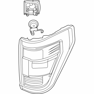 Ford NL3Z-13404-D LAMP ASY - REAR, STOP AND FLAS