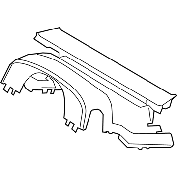 Ford LC5Z-3530-AA SHROUD ASY - STEERING COLUMN