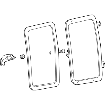 Ford 6C3Z-2829700-AB Window Assembly - Side