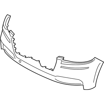 Ford LC5Z-17D957-BBPTM BUMPER ASY - FRONT