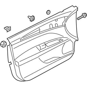 Ford HS7Z-5423943-GH TRIM ASY - FRONT DOOR