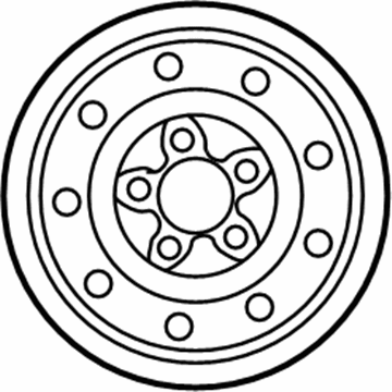 2000 Ford F-150 Spare Wheel - F75Z-1015-CB