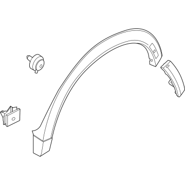 Ford LJ8Z-58290A61-AA MOULDING