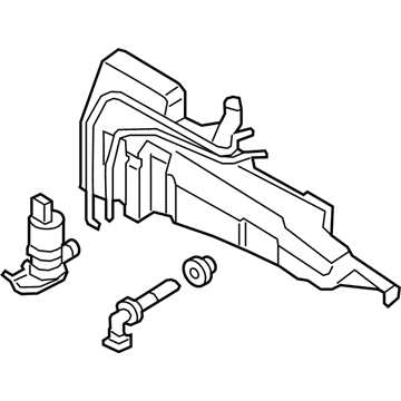 Ford LJ6Z-17618-B RESERVOIR - WINDSHIELD WASHER