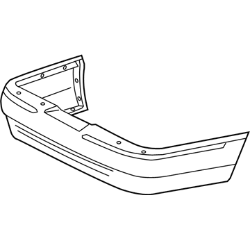 2009 Mercury Grand Marquis Bumper - 9W3Z-17K835-AAPTM