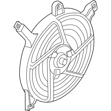 Ford Ranger Cooling Fan Assembly - 5L5Z-8L605-AA